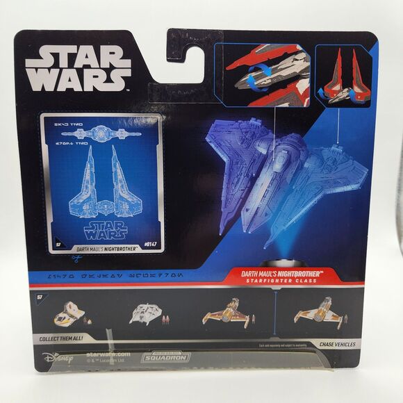 Star Wars Micro Galaxy Squadron Darth Maul's Nightbrother Rare Chase #0147 - Picture 2 of 3